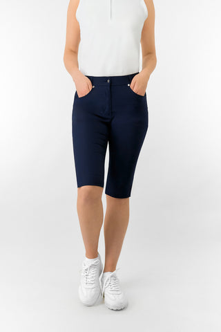 Bermuda Ladies Golf Shorts - Navy