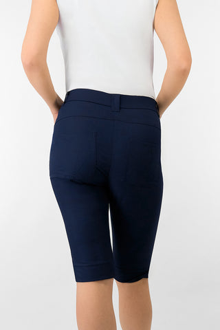 Bermuda Ladies Golf Shorts - Navy