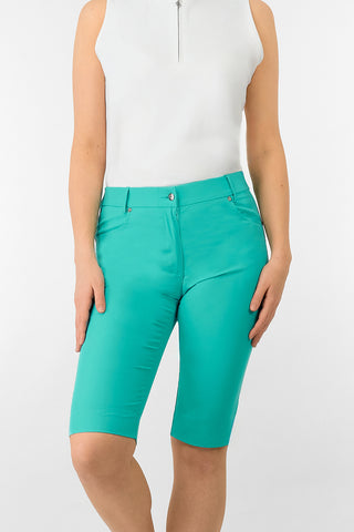Bermuda Ladies Golf Shorts - Ocean Blue