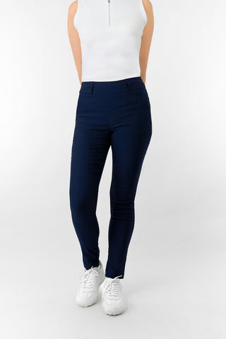 Pure Golf Pull On Ladies Golf Trousers - Navy
