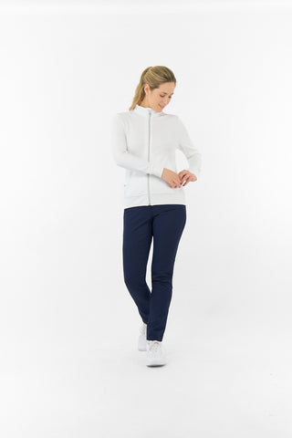 Priya Ladies Summer Golf Jacket - White