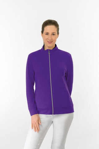 Priya Ladies Summer Golf Jacket - Purple