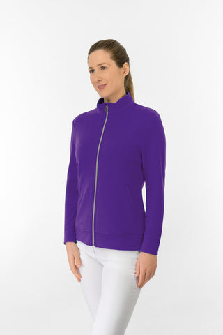 Priya Ladies Summer Golf Jacket - Purple