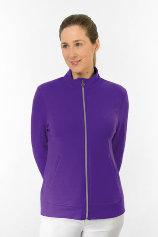 Priya Ladies Summer Golf Jacket - Purple
