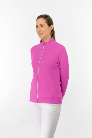 Priya Ladies Summer Golf Jacket - Azalea Pink
