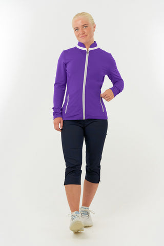 Pure Golf Mist Ladies Golf Jacket / Mid Layer - Purple