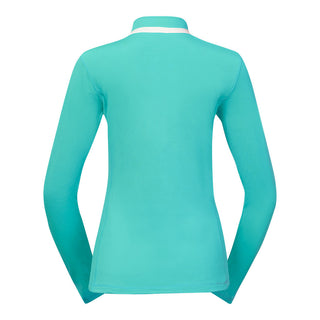 Pure Golf Ladies Mist Full Zip Mid Layer - Ocean Blue