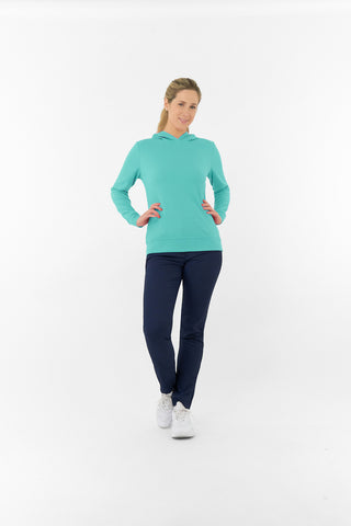 Priya Lightweight Summer Golf Hoodie - Ocean