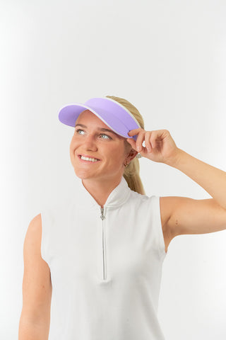 Pure Golf Arielle Telephone wire golf visor with Ball Marker - Lilac