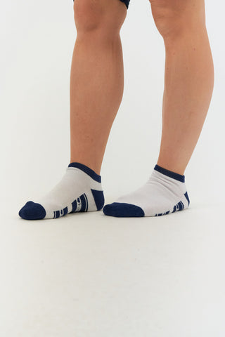 Pure Ladies 2 Pair Pack Of Trainer Golf Socks- Navy