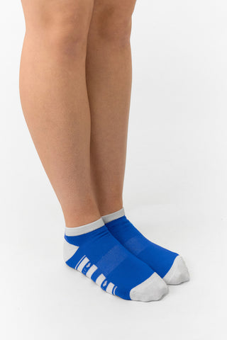 Trixie 3 Pack Ladies Trainer Socks - Royal Blue
