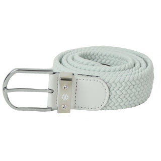 Pure Golf Stretch Webbing Women's Golf Belt - White