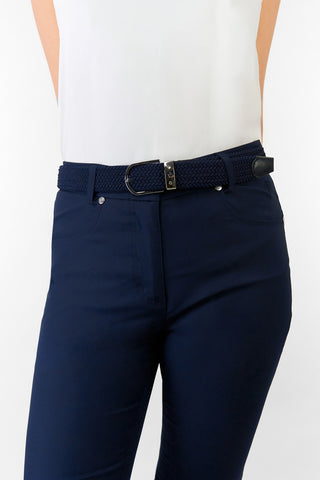 Pure Golf Ivy Webbing Belt - Navy