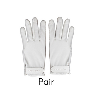 Surprizeshop Pair Of All Weather Mesh/Sun Ladies Golf Glove- White