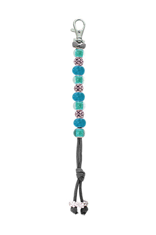 Beaded Crystal Golf Score Counter - Aqua