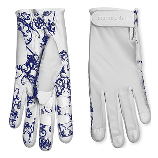 Surprizeshop All Weather Mesh/Sun Ladies Golf Glove - Navy