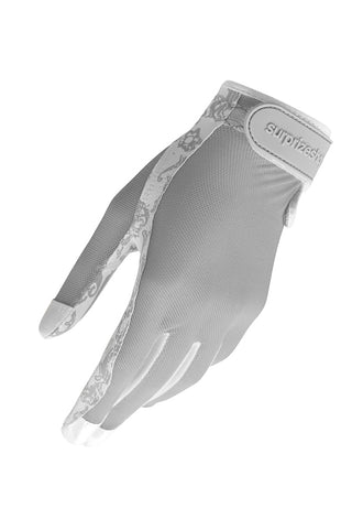 All Weather Ladies Golf Mesh Sun Glove (One Size) - Grey