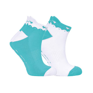 2 Pair Pack Of Aqua Ladies Golf Socks