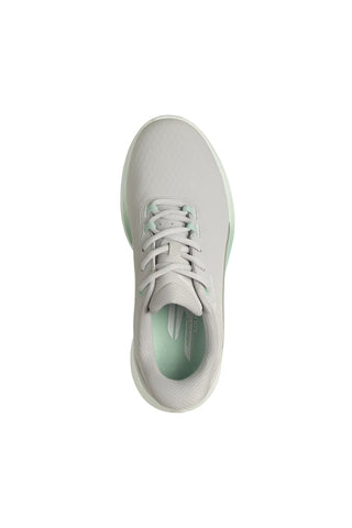 Skechers Slip-ins Waterproof Pure SI Ladies Golf Shoes - Light Grey & Aqua