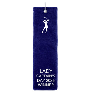 Lady Captain's Day 2025 Winner Tri Fold Golf Towel