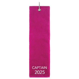 Captain 2025 Own Use Tri Fold Golf Towel