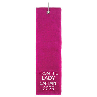 From the Lady Captain 2025 Tri Fold Golf Towel