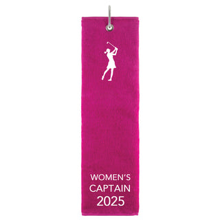 Women's Captain 2025 Own Use Tri Fold Golf Towel