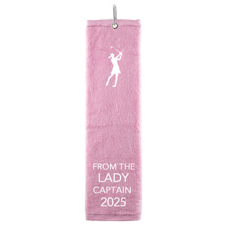 From the Lady Captain 2025 Tri Fold Golf Towel