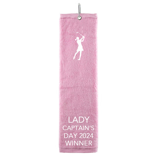 Lady Captain's Day 2024 Winner Tri Fold Golf Towel