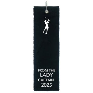 From the Lady Captain 2025 Tri Fold Golf Towel