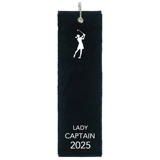 Lady Captain 2025 Own Use Tri Fold Golf Towel