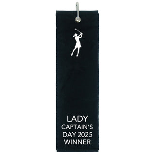 Lady Captain's Day 2025 Winner Tri Fold Golf Towel