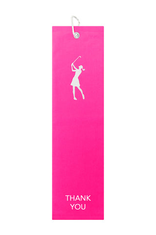 Thank You Tri Fold Golf Towel Prize