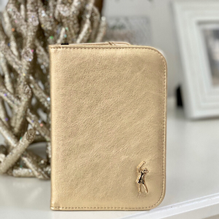 Metallic Gold Golf Scorecard Holder - Surprizeshop