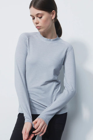 Daily Sports Asti Long Sleeve Mock Neck - Pebble