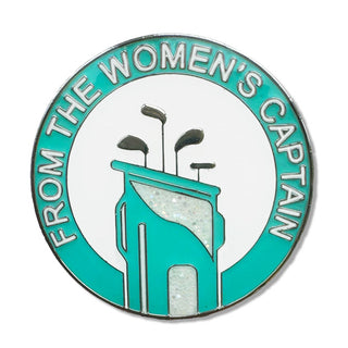 From the Women's Captain  Golf Ball Marker - Aqua