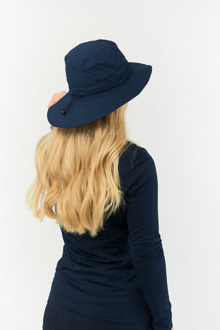 Ladies Golf Waterproof Rain Hat- Navy