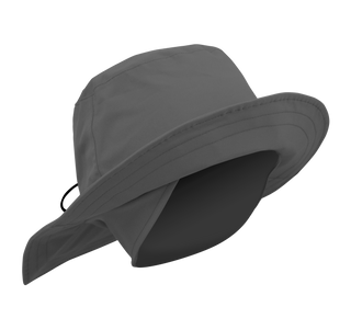 Ladies Golf Waterproof Fleece Lined Rain Hat - Grey