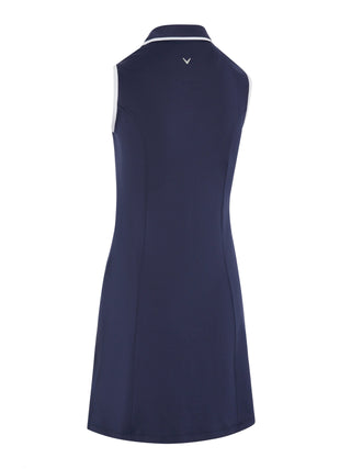Callaway Golf Ladies Sleeveless Dress with Snap Placket - Peacoat