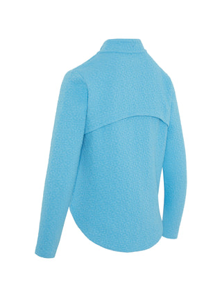 Callaway 1/2 Zip Ladies Knit Golf Pullover Sweater - Ethereal Blue
