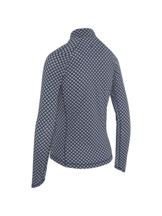 Callaway Golf Ladies Mini Geo Sun Protection Top - Peacoat