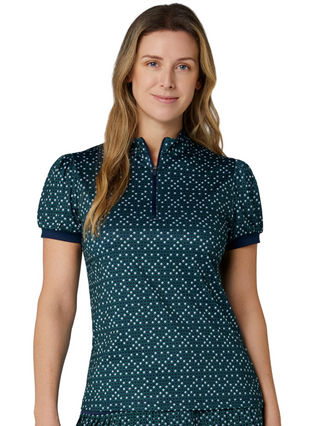 Callaway Framing Geo Short Sleeve Golf Polo - Peacoat