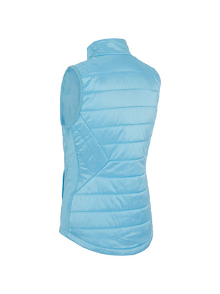 Callaway Golf Ladies Quilted Puffer Gilet - Ethereal Blue
