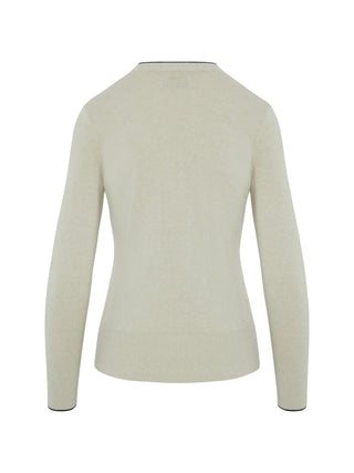 Penguin Ladies Golf Pullover Sweater with Elongated Cuffs - Silver Birch