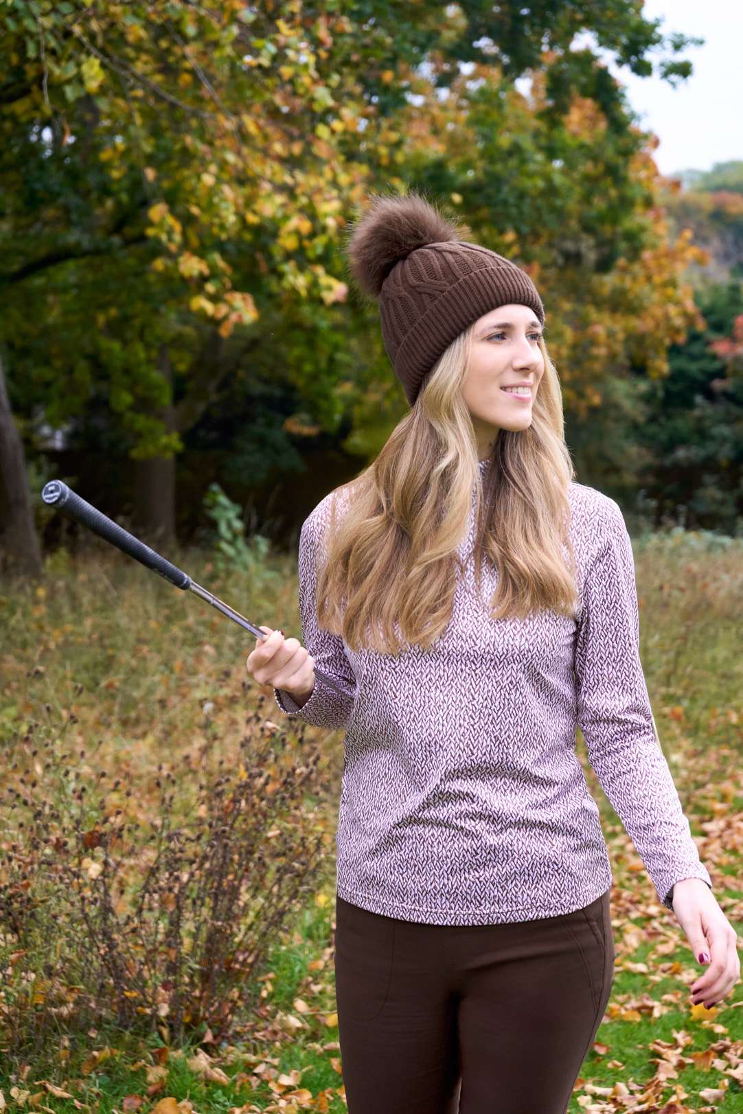 Arusha Long Sleeve Mid Layer - Cocoa Weave