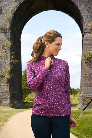 Arusha Long Sleeve Mid Layer - Morello Orchard