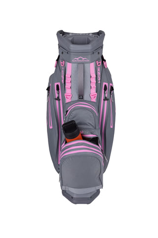 Sun Mountain Waterproof H2NO Lite Golf Bag - Nickel, Cadet & Pink