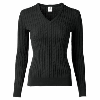 Daily Sports Ladies Madelene Knitted Pullover - Black