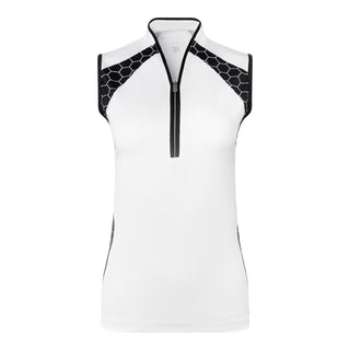 Tail Ladies Golf Erice Sleeveless Polo - Chalk