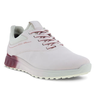 Ecco Golf S-Three Waterproof Ladies Golf Shoes- Delicacy / Blush